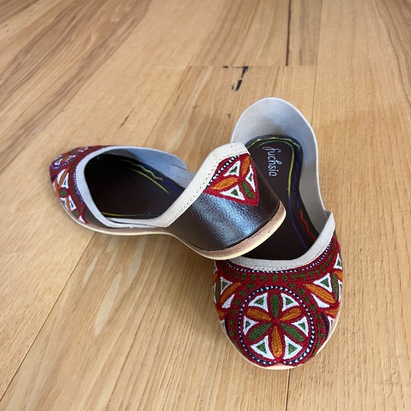 Fuchsia artisan ballet flats- new - Picture 2 of 5